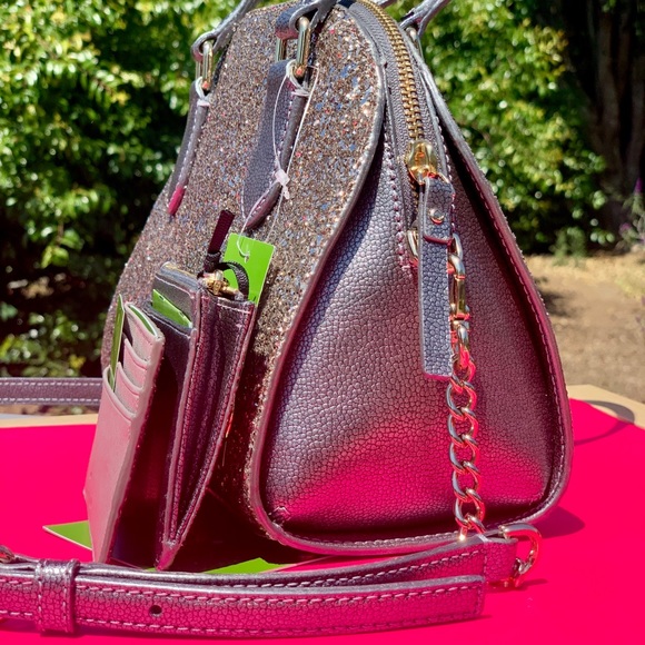 Kate Spade Mini Reiley Cityscape Glitter Bag Set - Picture 3 of 7